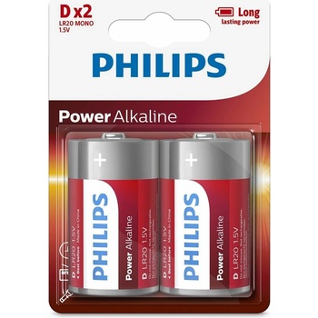Philips PowerAlkaline D 2ks LR20P2B/10