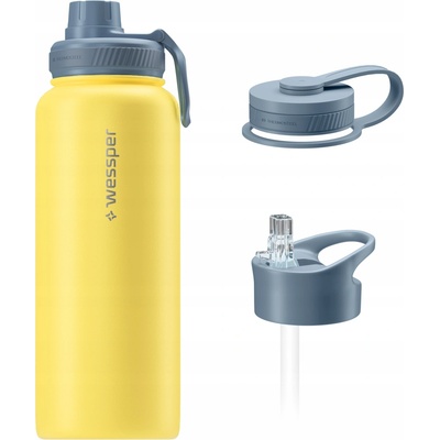 Wessper termoska B3 THERMOSTEEL 1000 ml Solar yellow