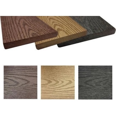 Plotovka dřevoplastová WPC PILWOOD-SAND 1500/98 x 12 mm antracit, balení 1 ks