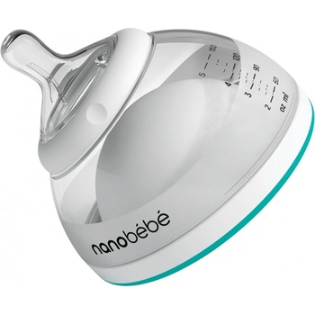 Nanobebe Бутилка за кърма Nanobebe - 150 ml, ⁪минт (31001)