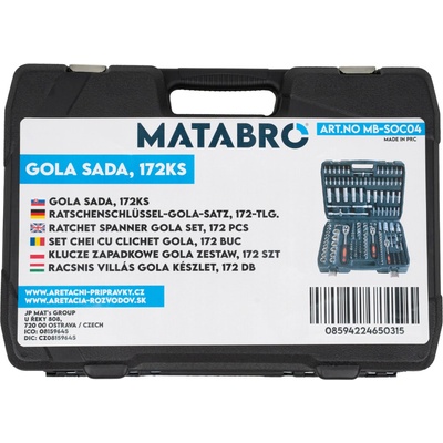 Matabro Gola sada 172 ks MB-SOC04