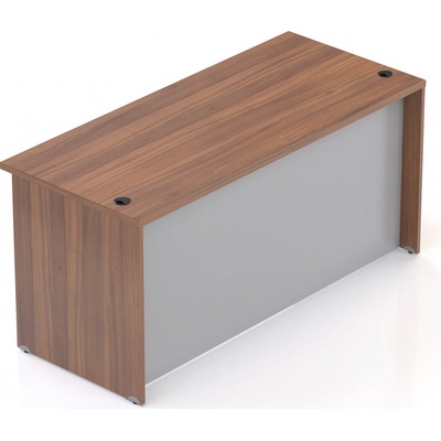 Nábytek Designový cz LKA16 19 Recepční pult Komfort ořech / šedý