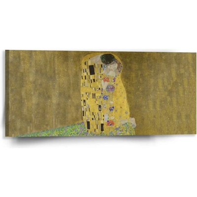 Sablio Obraz Polibek - Gustav Klimt - 110x50 cm