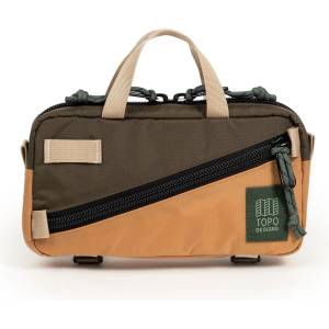 Topo Designs Чанта за кръст Topo designs Mini Quick Pack Hip bag - Woodland / Brown Oak - размер 2, 5 l (510-5449-1311)