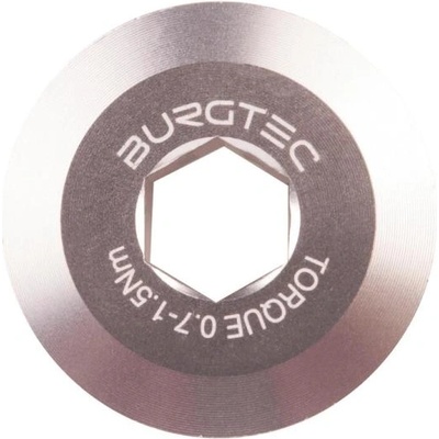Burgtec Болт за курбел BURGTEC Shimano Hollowtech II - Rhodium сребрист
