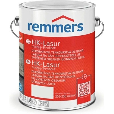 Remmers HK Lasur 5 l platinově šedá