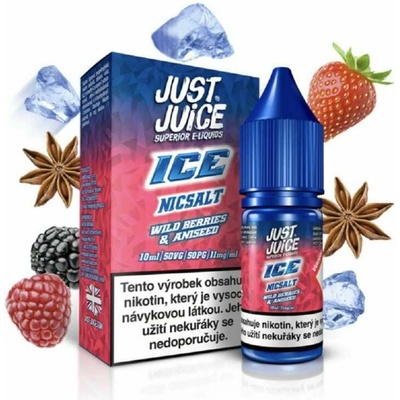 Just Juice Salt ICE Wild Berries & Aniseed 10 ml 20 mg