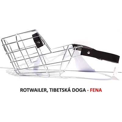 Mr. Rozchov Náhubek kovový Rotwailer Tibetská doga fena