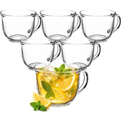 Kadax Sklenice na kávu a čaj 6 x 480 ml