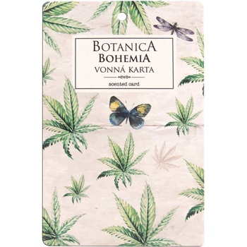 Bohemia Gifts Botanica vonná karta 10,5 x 16 cm - konopí