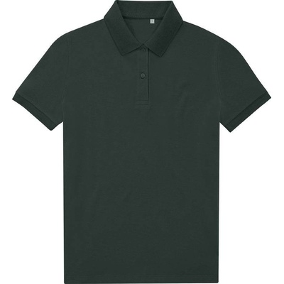 B&C My Eco Polo 65/35 /women Dámske piqué polo zelená dark forest