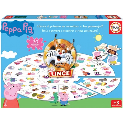 Rýchly ako rys Lynx Peppa Pig Educa 70 obrázkov ES