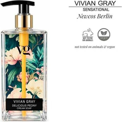 Vivian Gray Delicious Peony pečující tekuté mýdlo na ruce 350 ml