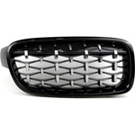  Решетки за BMW F30 (2011+) - Гланц - Diamond Design - хром / черно (PX-ZW-166)