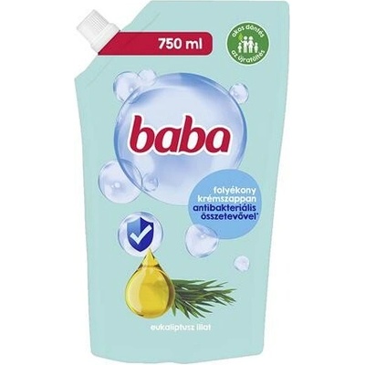 Baba tekuté mydlo náhradná náplň eukalyptus 750 ml