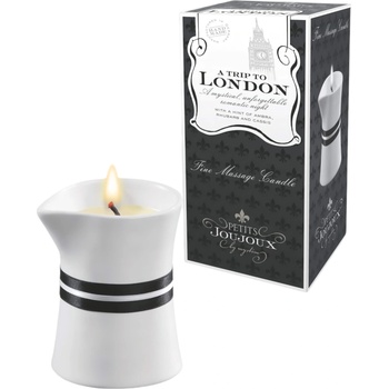 Petits Joujoux London - масажна свещ - ревен и кехлибар (120ml)
