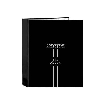 Kappa Папка с пръстени Kappa Dark Черен A4 27 x 33 x 6 cm
