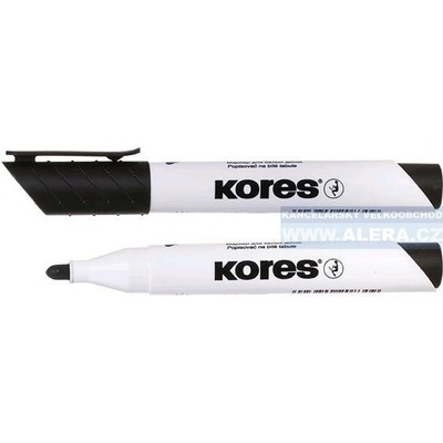 K-MARKER Popisovač na biele tabule a flipcharty, okrúhly hrot 3mm, čierny 20830