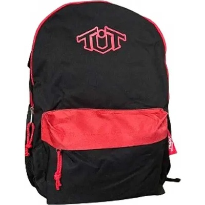 MC Toys Раница за училище Toneuptone в неонови цветове, черен/червен - MC Toys