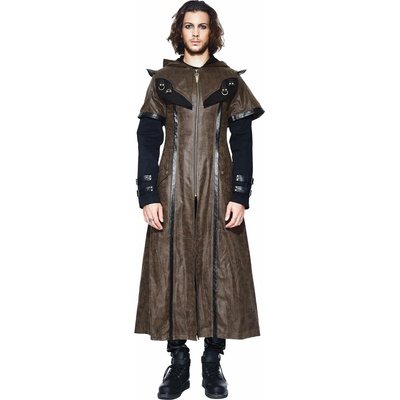 Devil fashion мъжко палто DEVIL FASHION - Fifth Symphony стиймпънк тренч палто с пелерина яка - CT078