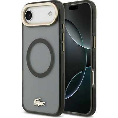 Lacoste PC/TPU Frosted Finish Gold Logo MagSafe Задна Обвивка за iPhone Air Black Lacoste | Cheren | МЪЖЕ | UNI
