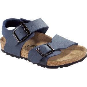 Birkenstock Детски сандали Birkenstock Kid's New York Birkibuc Sandals - Navy - размер 38 (702-4253-0225)