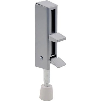IBFM 235 - mechanický dverný stavač, doraz dverí s gumou, výška 150 mm, strieborný FM-ST-150_235