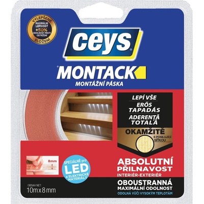 Ceys páska oboustranná 8 mm x 10 m