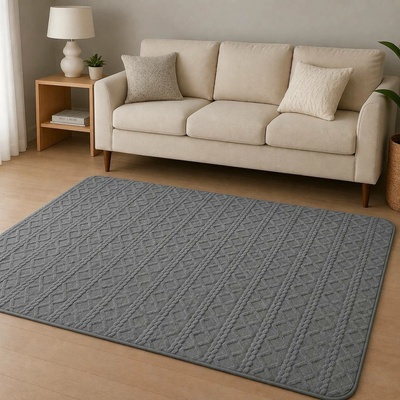 Takoy Koberec 120x170 vzor cop šedý-HT-00390 | 120 x 170 cm