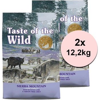 Taste of the Wild Sierra Mountain 2 x 12,2 kg