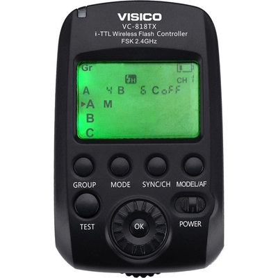 Visico Контролер за светкавица VC- 818 tx TTL /HSS за Canon