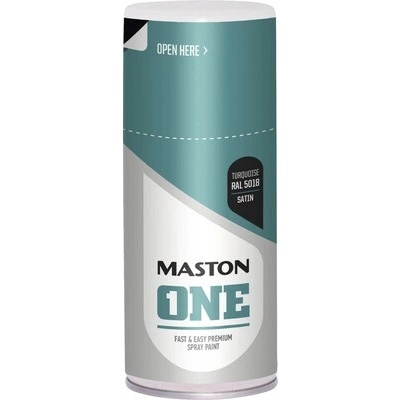 Maston one lak v spreji Satin RAL5018 150 ml tyrkysovo modrý