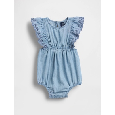 GAP Baby džínsový overal Modrá