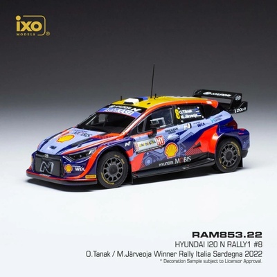 IXO Hyundai i20 N Rally1 Rally Italia Sardegna 2022 8 Tänak Järveoja 1:43