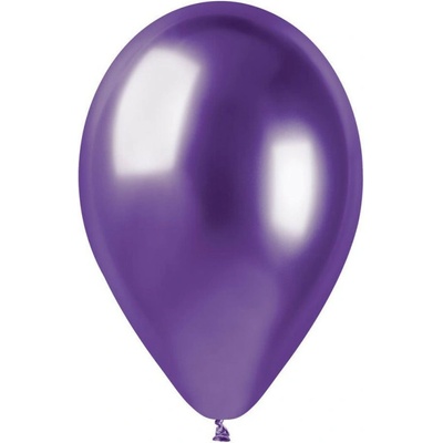 SMARTBALLOONS Balóniky chrómované fialové lesklé 33 cm