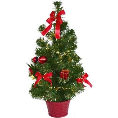 Dommio Stromek zdobený červený 50 cm – Zboží Dáma