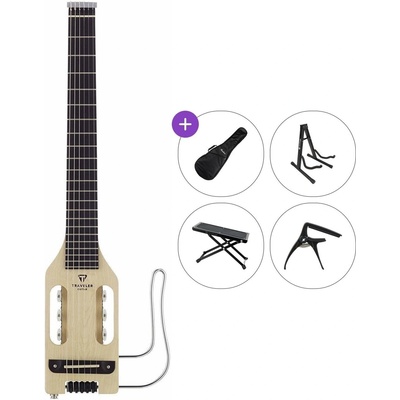 Traveler Guitar Ultra Light Nylon Premium SET 4/4 Natural Класическа китара с предусилвател