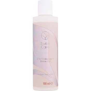 Gillette Venus Satin Care 2-in-1 Cleanser & Shave Gel gel na holení a mytí intimních míst 190 ml