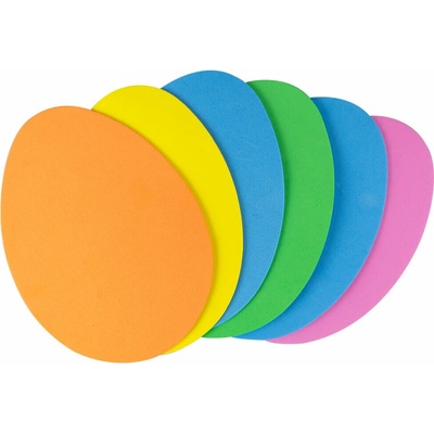 Arpex Pěnové vejce 15 cm k dotvoření 6 ks mix – Hledejceny.cz