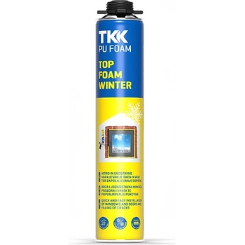 TKK ПЯНА МОНТАЖНА pu tkk top foam ЗИМНА 750мл ПИСТОЛЕТНА (158717)