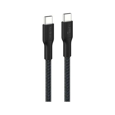 Belkin BOOST CHARGE PRO™ USB-C/USB-C kabel 240W, 3m, černý - odolný