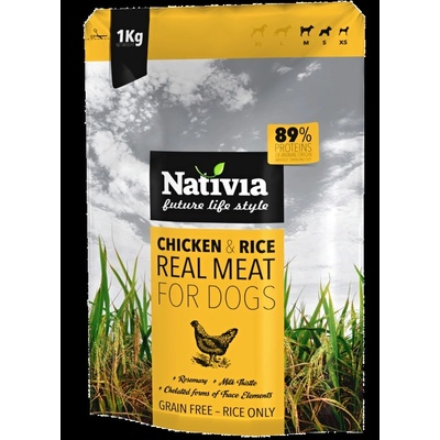 Nativia Real Meat Chicken & Rice 1 kg