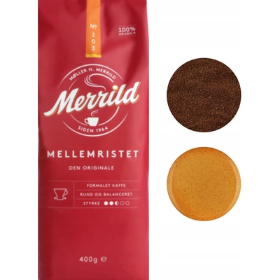 Merrild Mellemristet 103 mletá 400 g