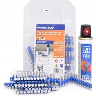 Klince do betónu Rawlplug R-KNC-6/38/500 2,7 x 38 mm 1 kg 500 ks