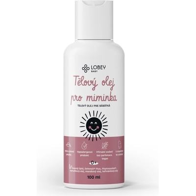 Lobey Telový olej pre bábätká 100 ml