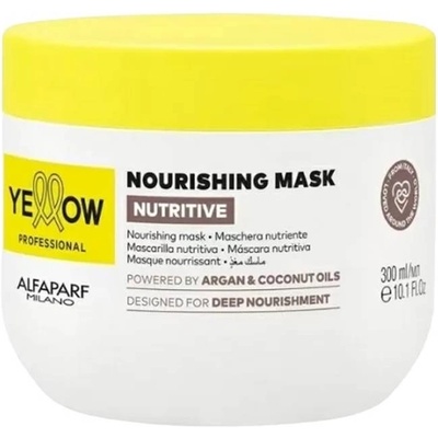ALFAPARF Milano Yellow Nutritive Подхранваща маска с арган и кокос, 300 ml