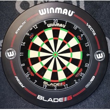 Winmau set DOUBLE - terč Blade 6 Triple Core + okruží Black Print