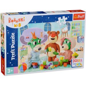Trefl Пъзел Trefl от 24 макси части - Игри преди сън, Семейство Трефлик (14325) - baby