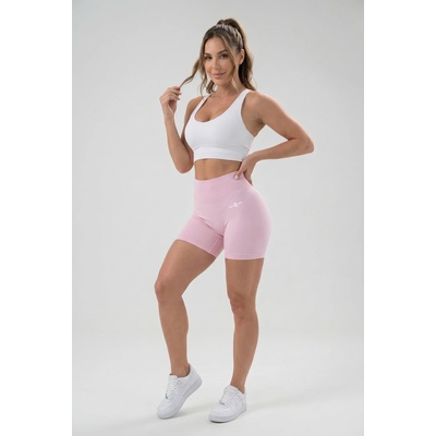 Phantera šortky s rebrovaným pásom Light Pink