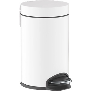 Hansgrohe HG Кошче за отпадъци с педал Addstoris, бял мат (41775700)